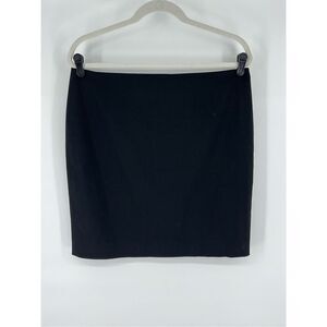 NEW Banana Republic Classic Pencil Skirt Lined Closet Staple Black Size 12